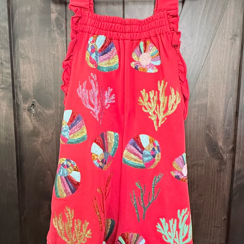 QUEEN OF SPARKLES - SHELL ROMPER